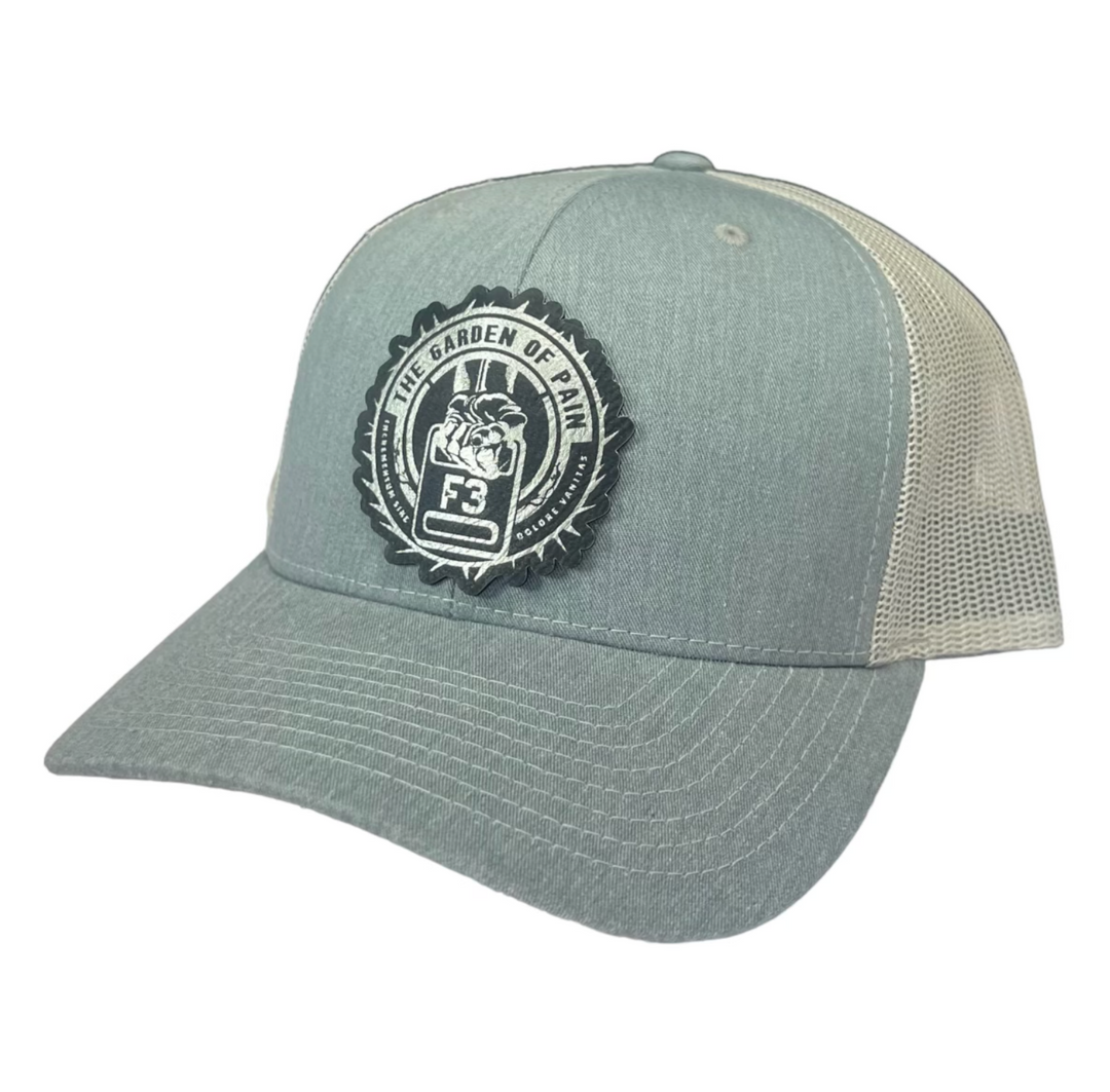 F3 Garden of Pain Leatherette Patch Hat Pre-Order July 2023
