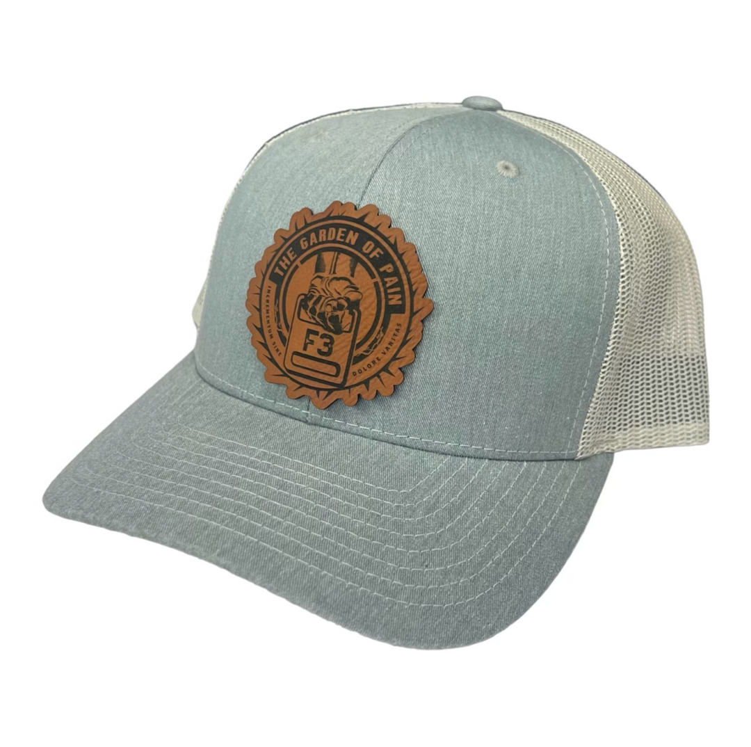 F3 Garden of Pain Leatherette Patch Hat Pre-Order July 2023
