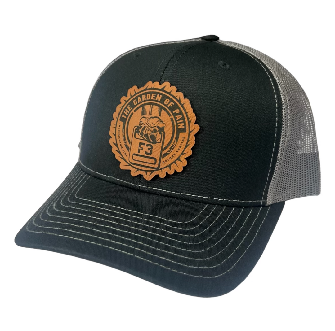 F3 Garden of Pain Leatherette Patch Hat Pre-Order July 2023