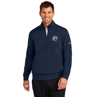 F3 Nike Club Fleece Sleeve Swoosh 1/2-Zip - Made to Order