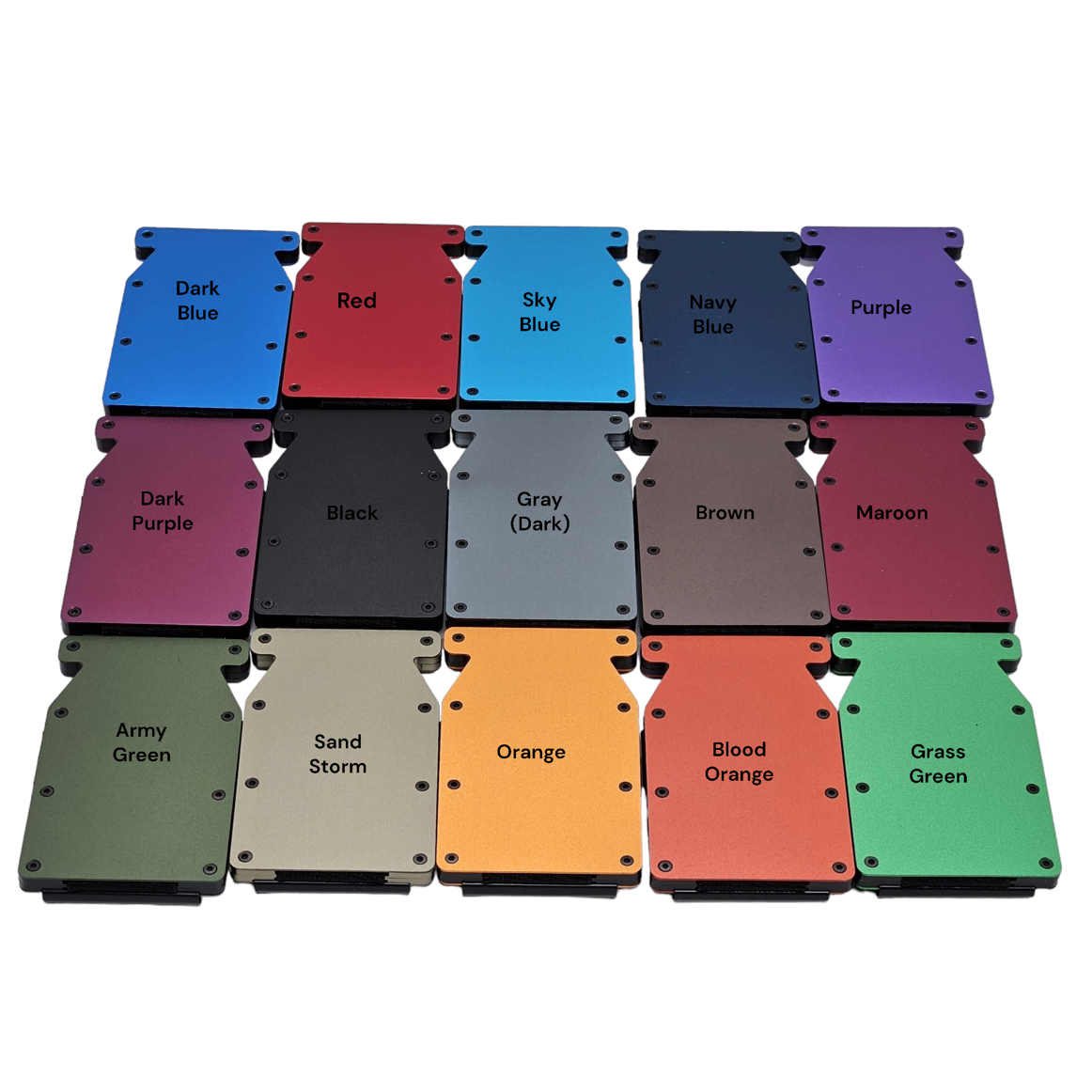 F3 Personalized RFID Wallet - Aluminum