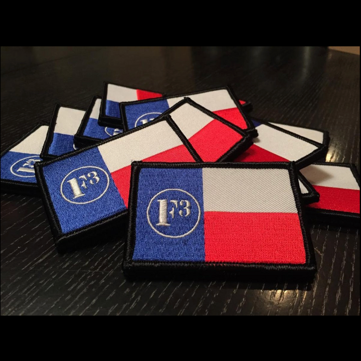 F3 Texas Flag Patch Pre-Order March 2024