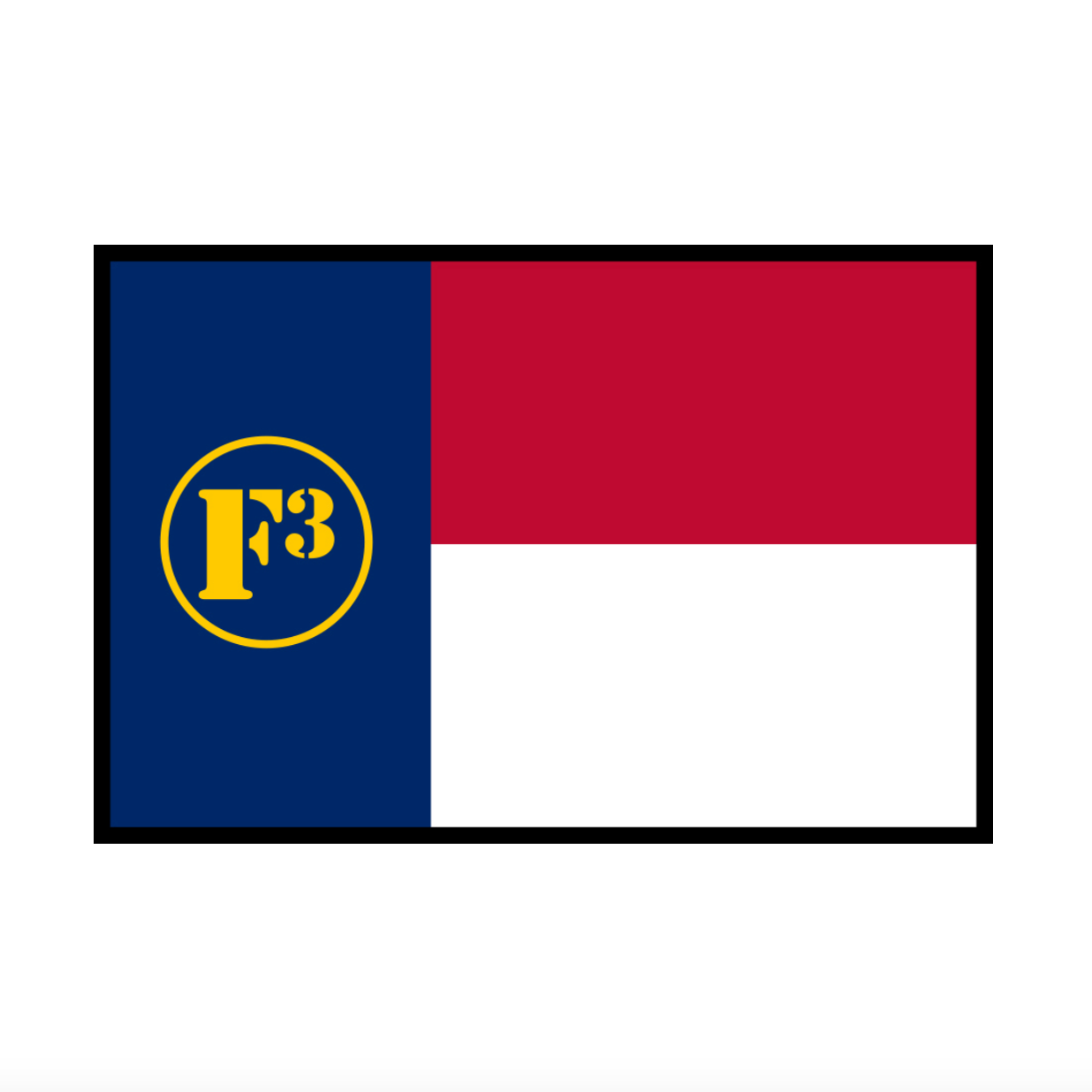 F3 North Carolina Flag Patch