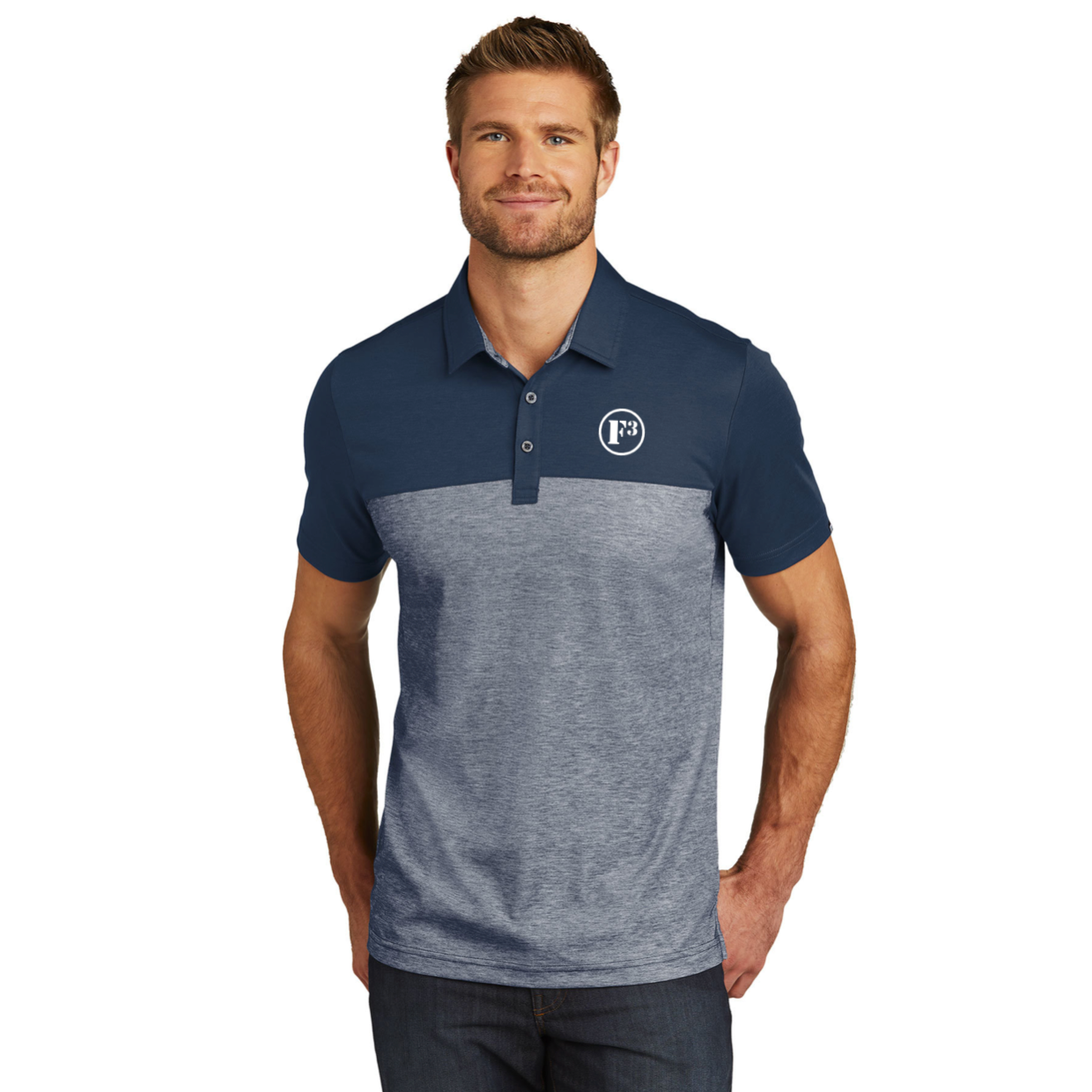 F3 TravisMathew Oceanside Blocked Polo - Made to Order