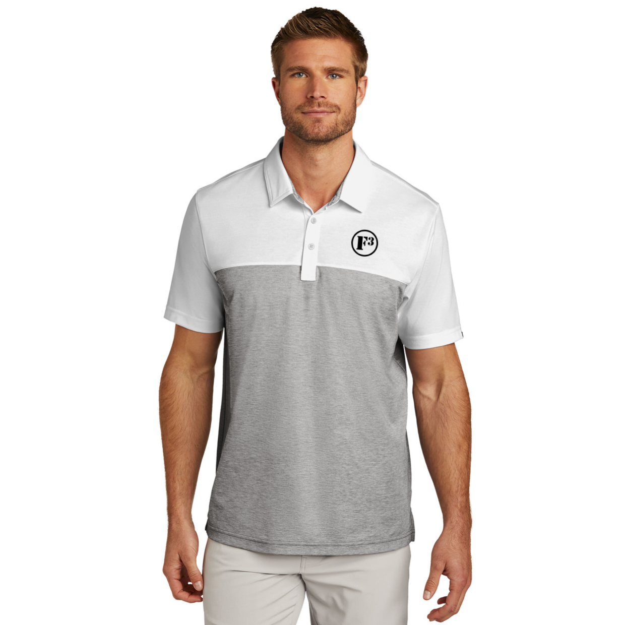 F3 TravisMathew Oceanside Blocked Polo - Made to Order