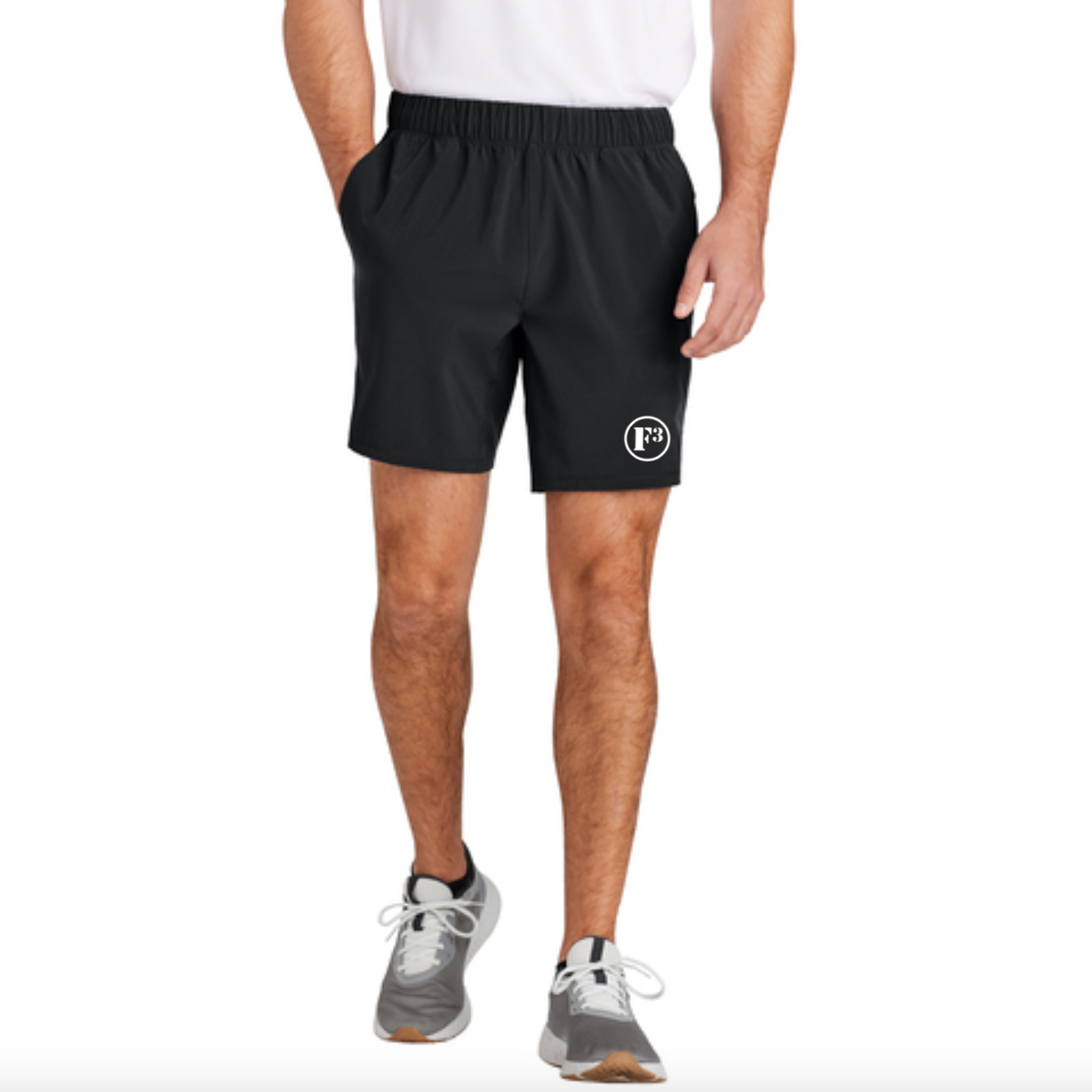 CLEARANCE ITEM - F3 Sport-Tek Repeat 7" Short (Black/XL)