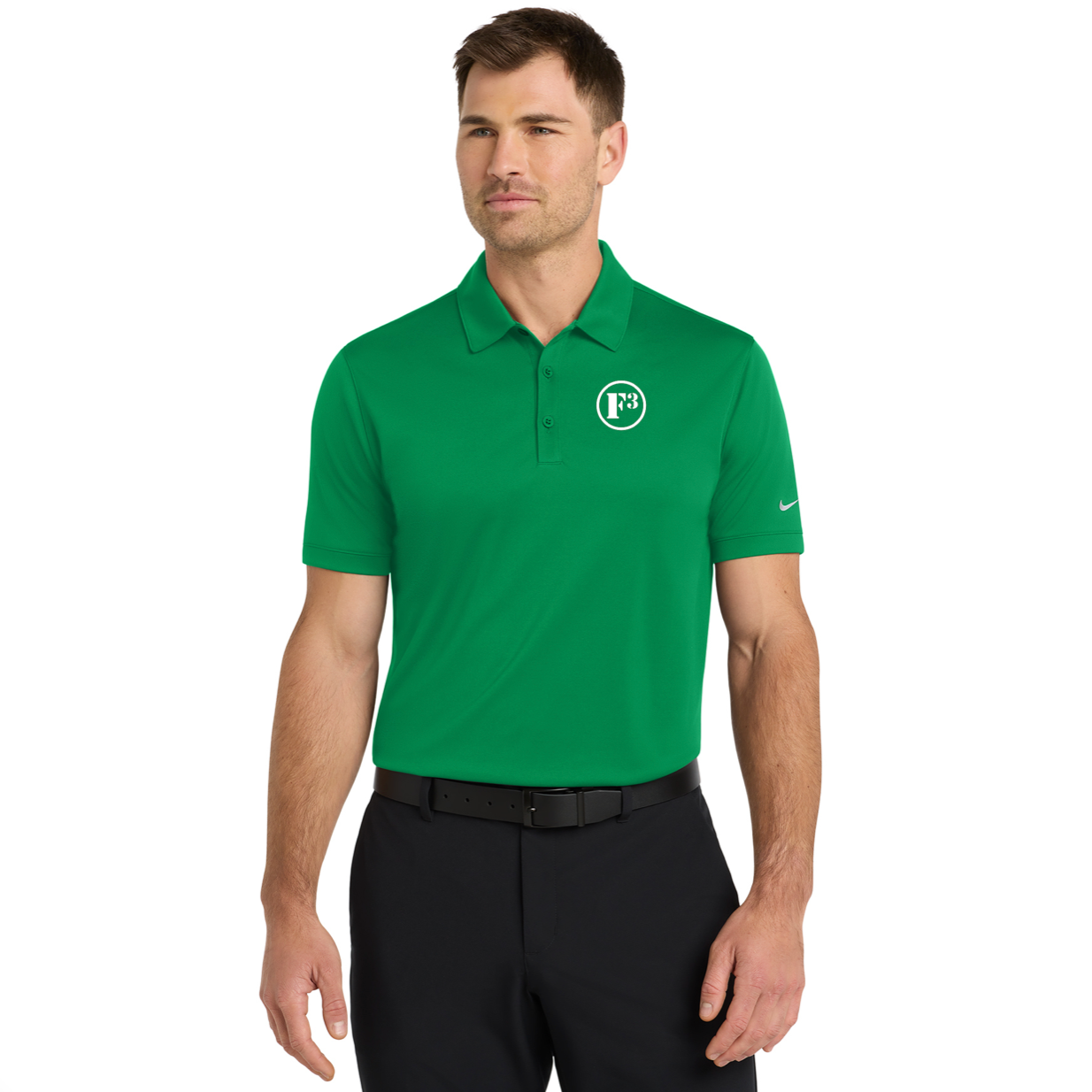 F3 Nike Dri-FIT Players Modern Fit Polo - Made to Order