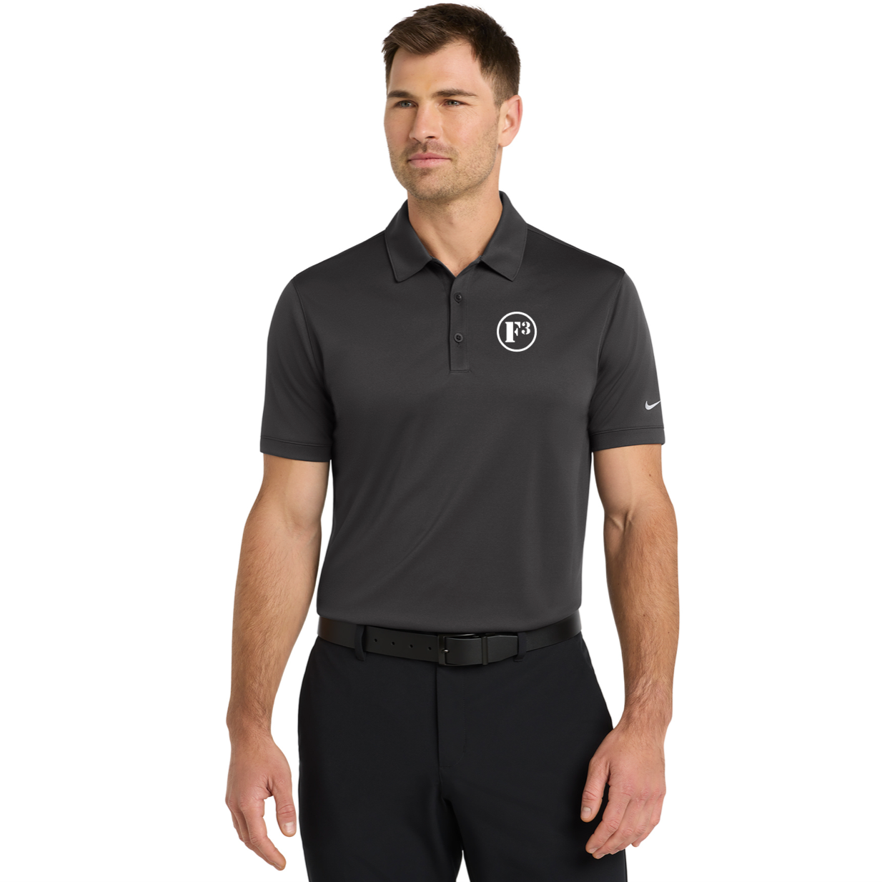 F3 Nike Dri-FIT Players Modern Fit Polo - Made to Order