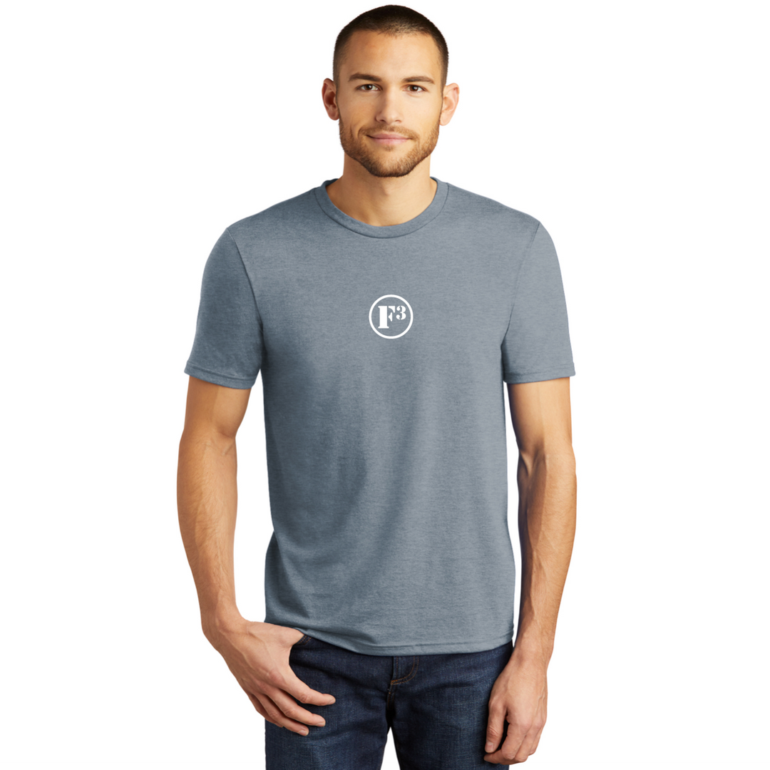 CLEARANCE ITEM - F3 District Perfect Tri Tee (Flint Blue Heather - Medium)