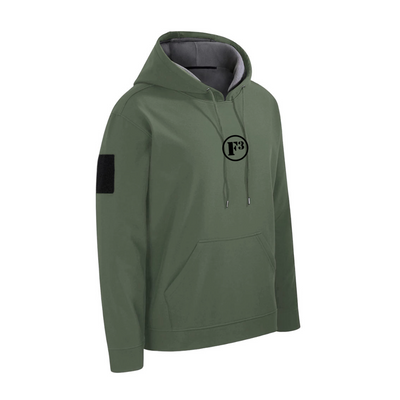 F3 MudGear All-Weather Warrior Hoodie (Olive Drab Green) - Made to Order