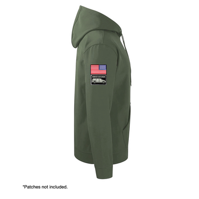 F3 MudGear All-Weather Warrior Hoodie (Olive Drab Green) - Made to Order