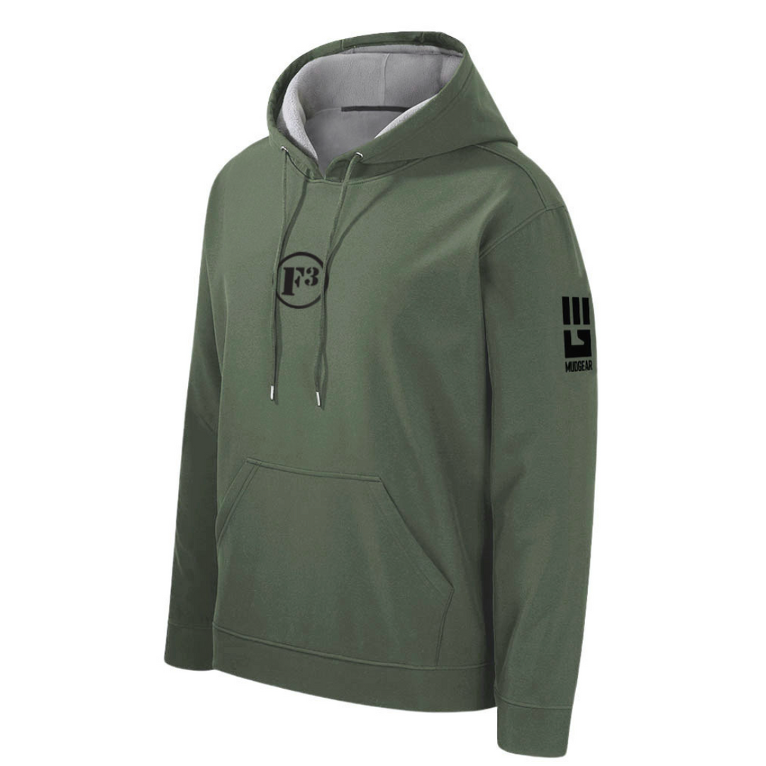 CLEARANCE ITEM - MudGear All-Weather Warrior Hoodie (Olive Drab Green)