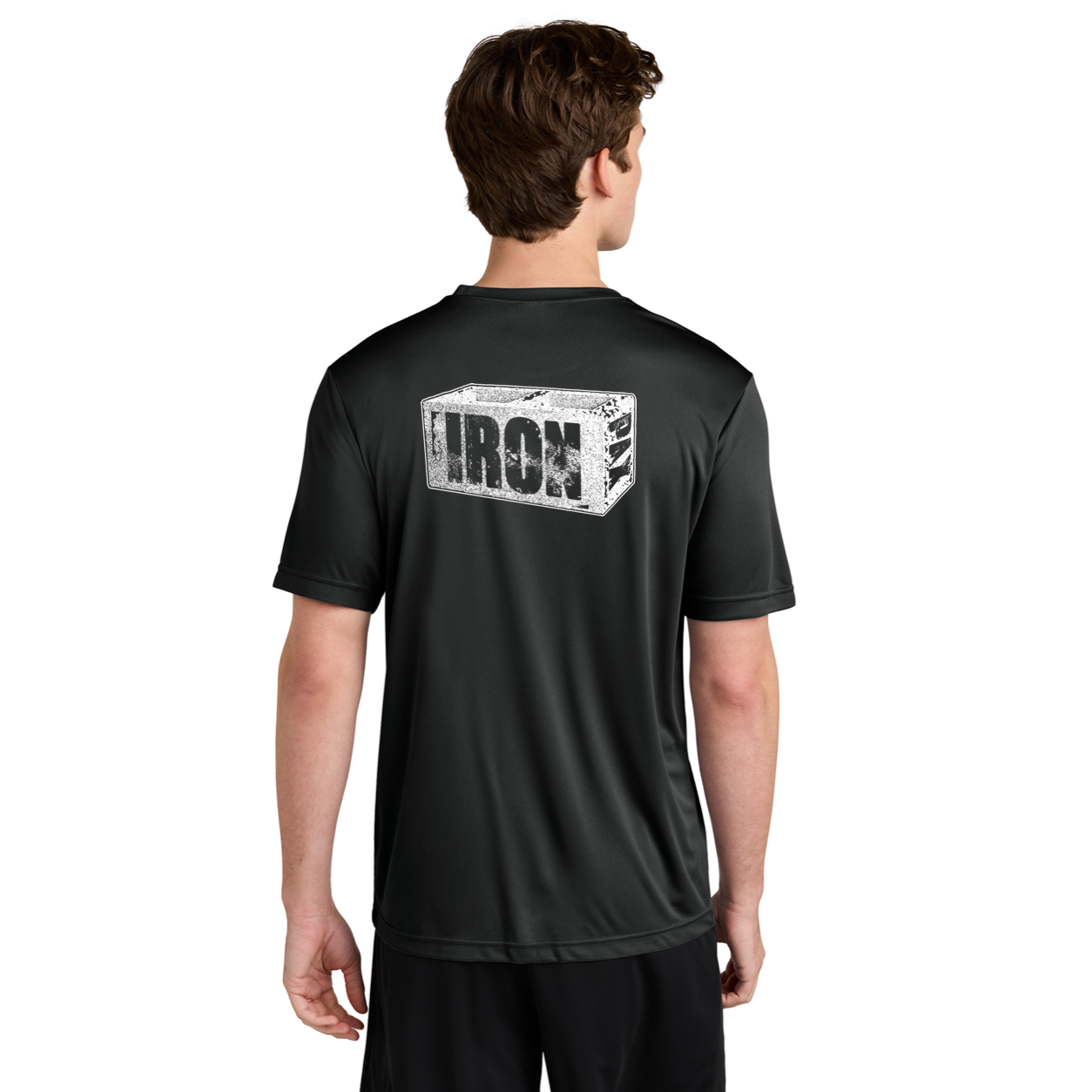 CLEARANCE ITEM - F3 Iron Pax Challenge DTF logo - Sport-Tek PosiCharge Competitor Tee Short Sleeve (Black/Small)