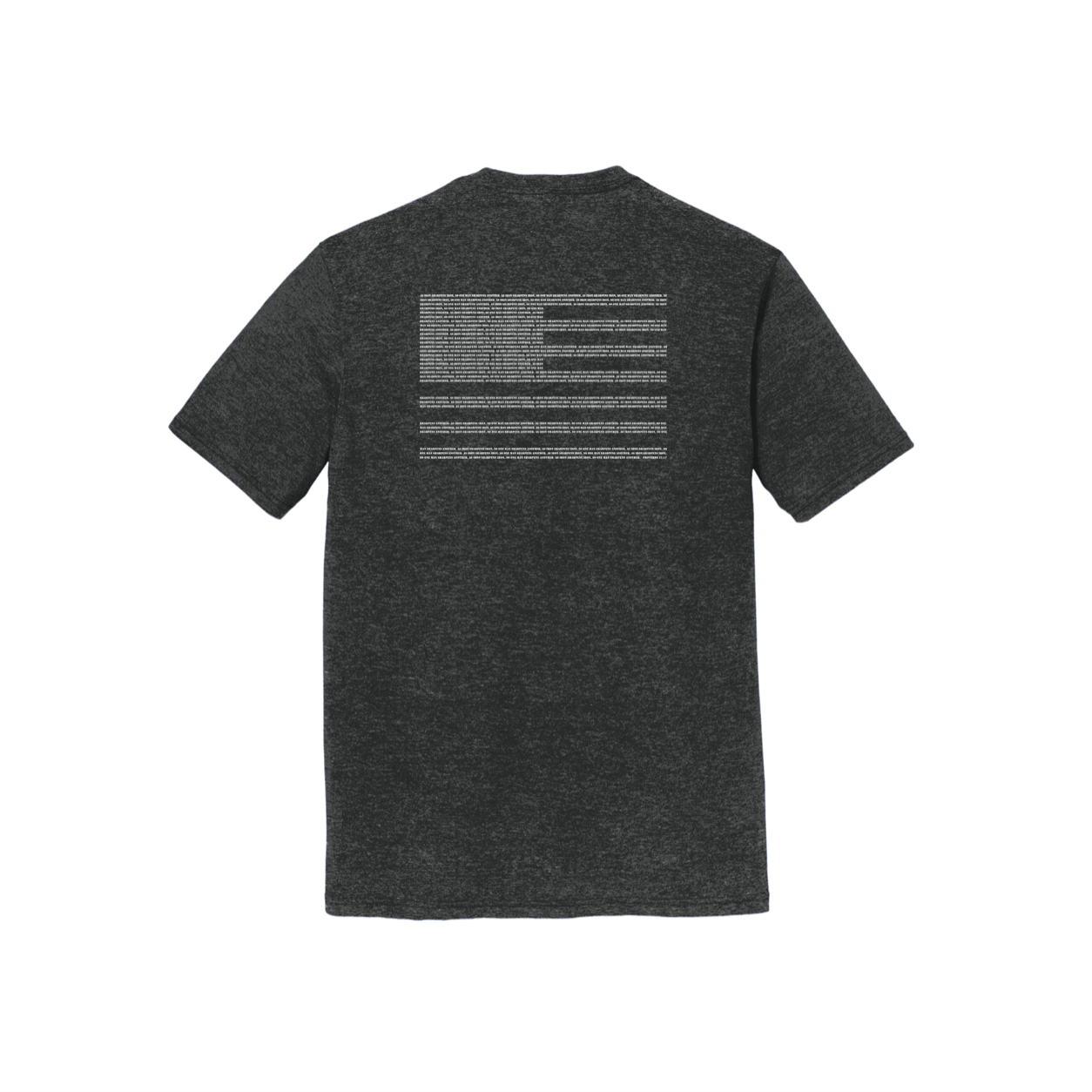 CLEARANCE ITEM - F3 ISI Flag Shirt - DTF Logo - District Perfect Tri Tee (Heather Black/XL)