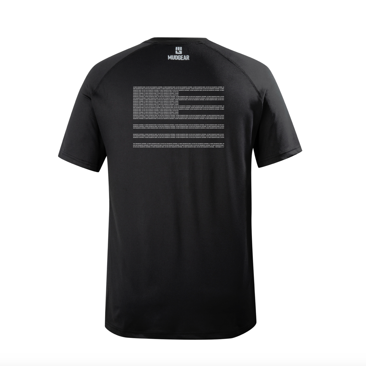 CLEARANCE ITEM - F3 ISI Flag Shirt - DTF Logo - MudGear Loose Tee Short Sleeve (Black/Med)