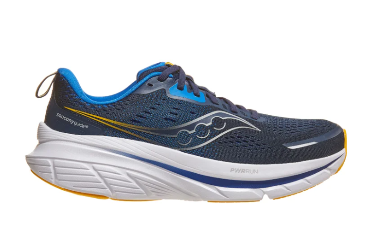 Men's Saucony Guide 18, Black/Lapis, 12.5 D Medium