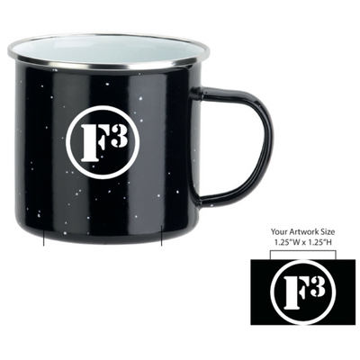 F3 Enamel-lined Iron Coffee Mug