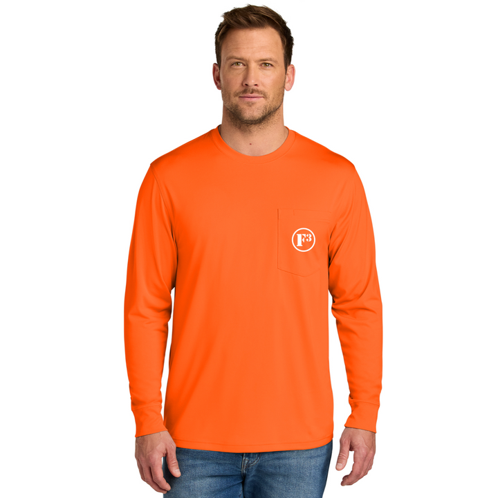 F3 CornerStone Workwear Pro Long Sleeve Pocket Tee - Made to Order