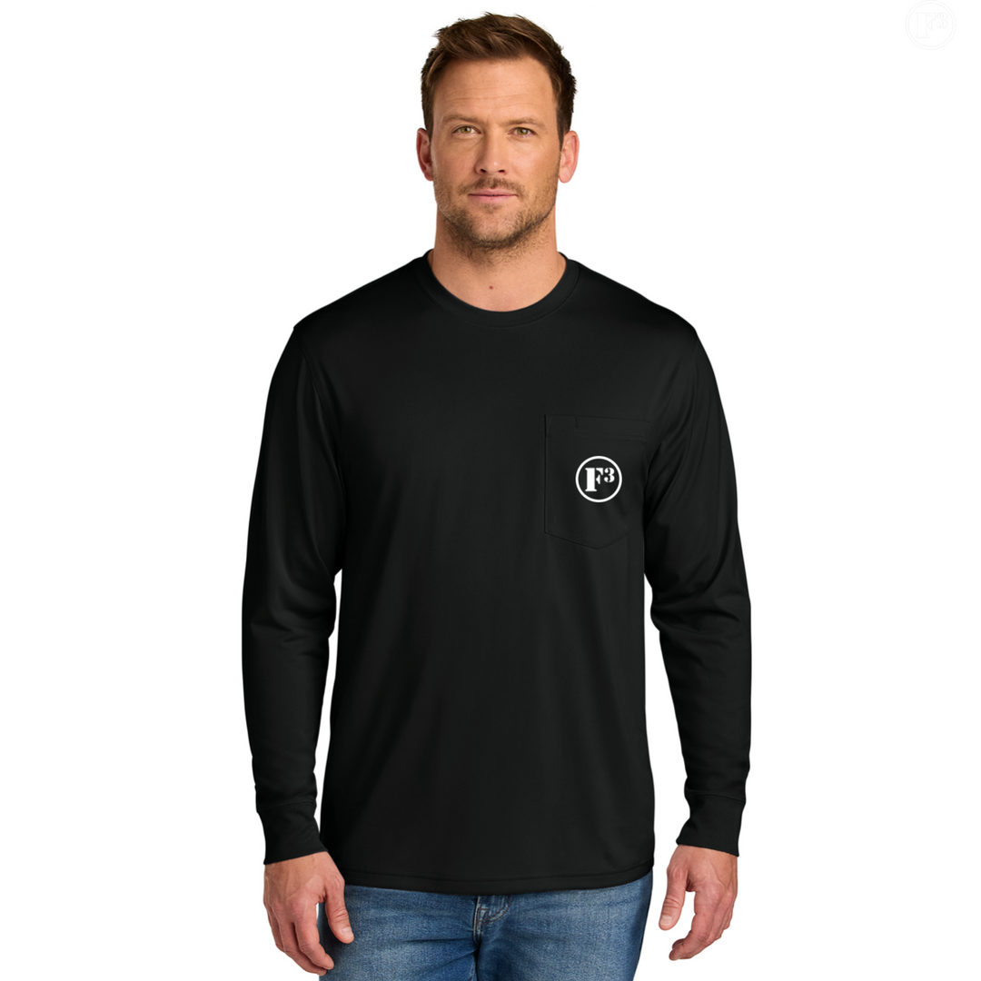 F3 CornerStone Workwear Pro Long Sleeve Pocket Tee - Made to Order