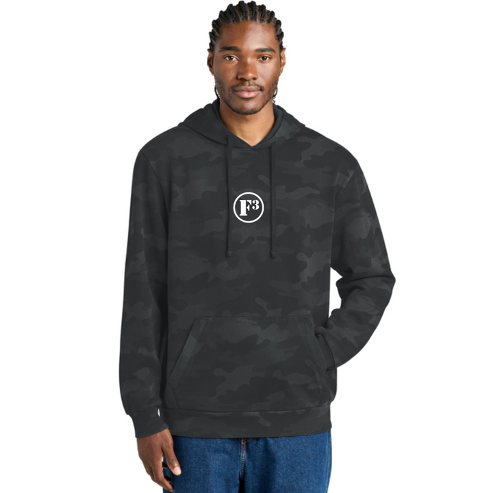F3 District Wash Camo Fleece Hoodie - Made to Order