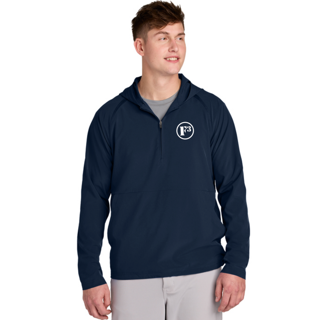 F3 Sport-Tek Repeat 1/2-Zip Long Sleeve Hooded Jacket - Made to Order