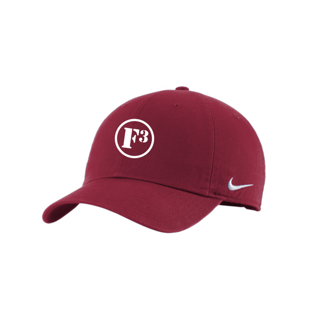 F3 Nike Heritage Cotton Twill Cap - Made to Order
