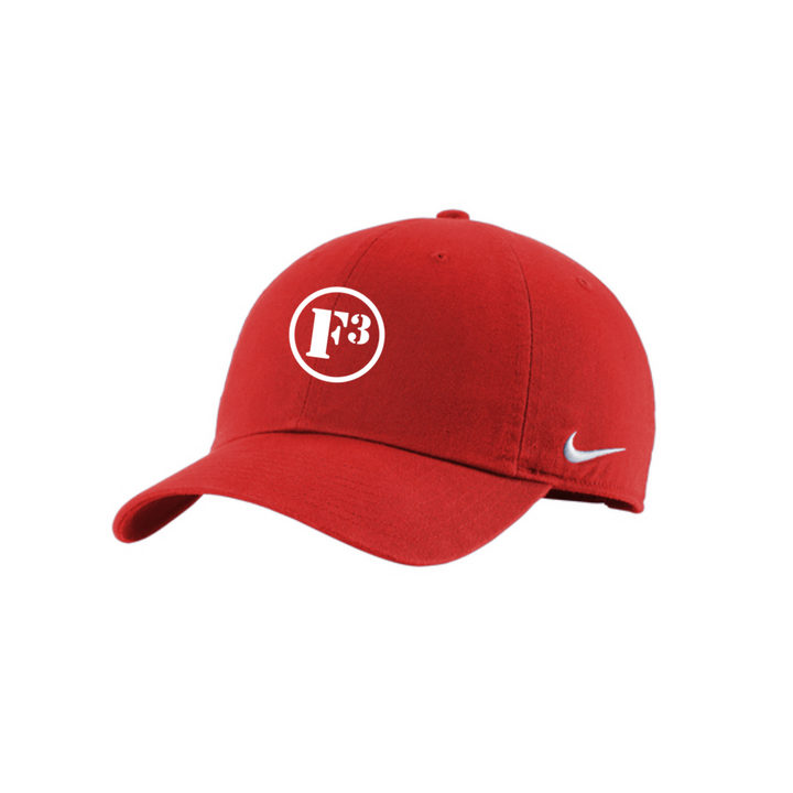 F3 Nike Heritage Cotton Twill Cap - Made to Order