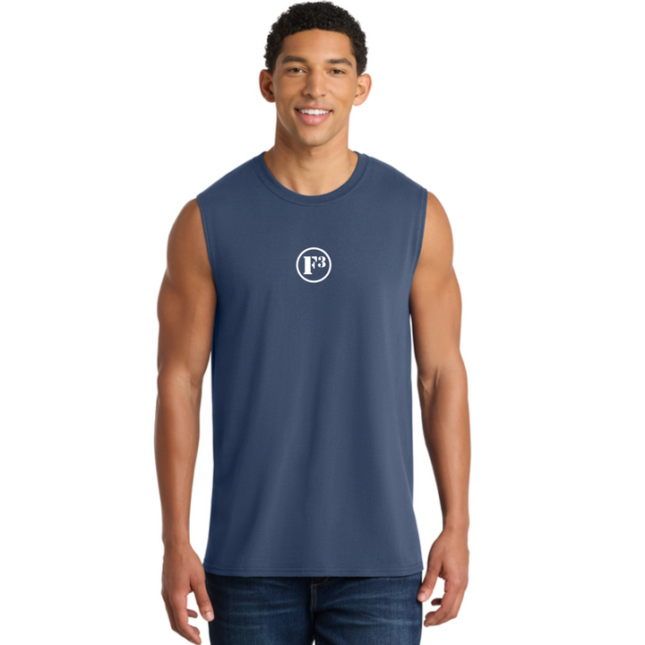 F3 Port & Co Core Cotton Sleeveless Tee - Made to Order