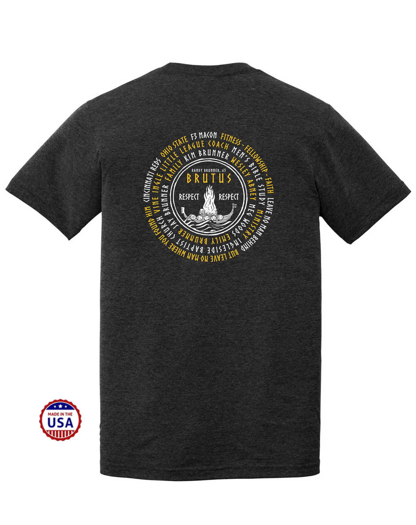 F3 Brutus Memorial Shirt Pre-Order August 2023