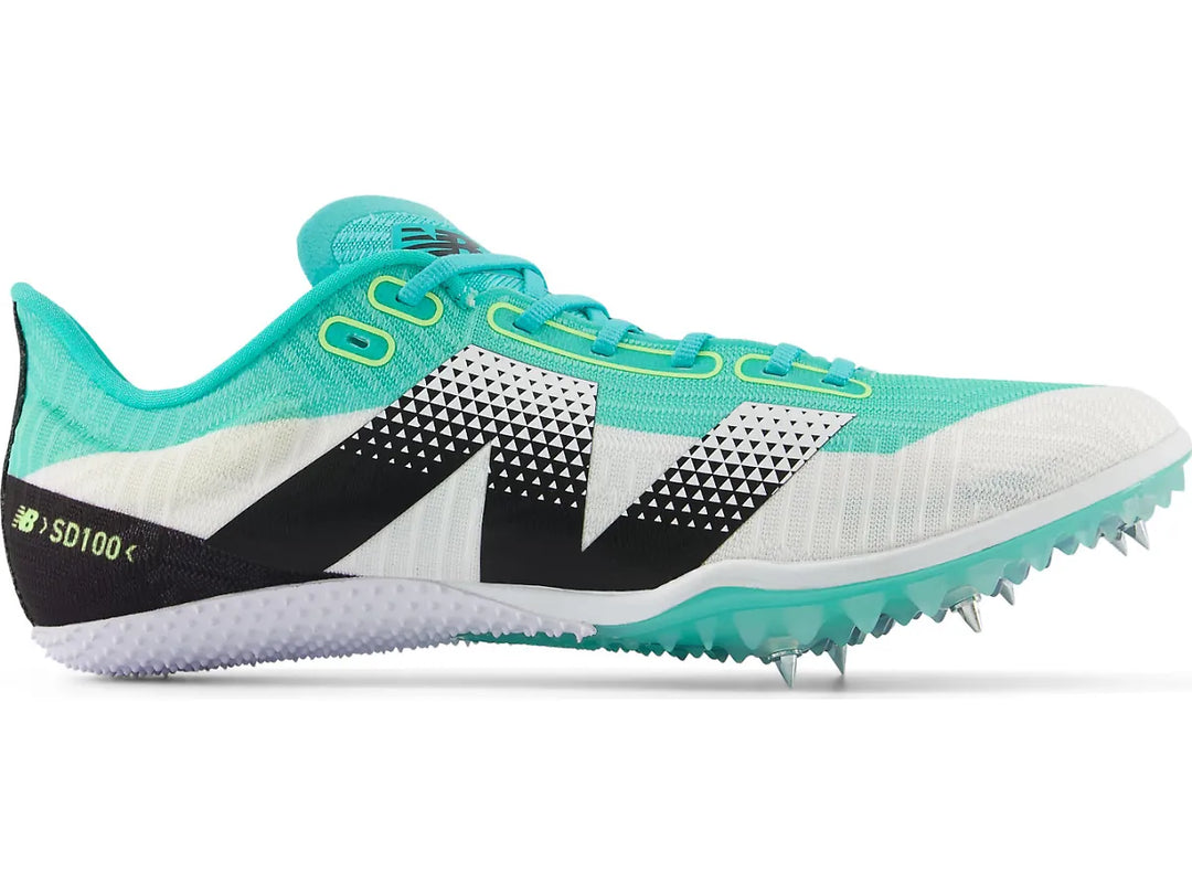 Men's New Balance FuelCell SD100 v5, Cyber Jade/White, 10 D Medium