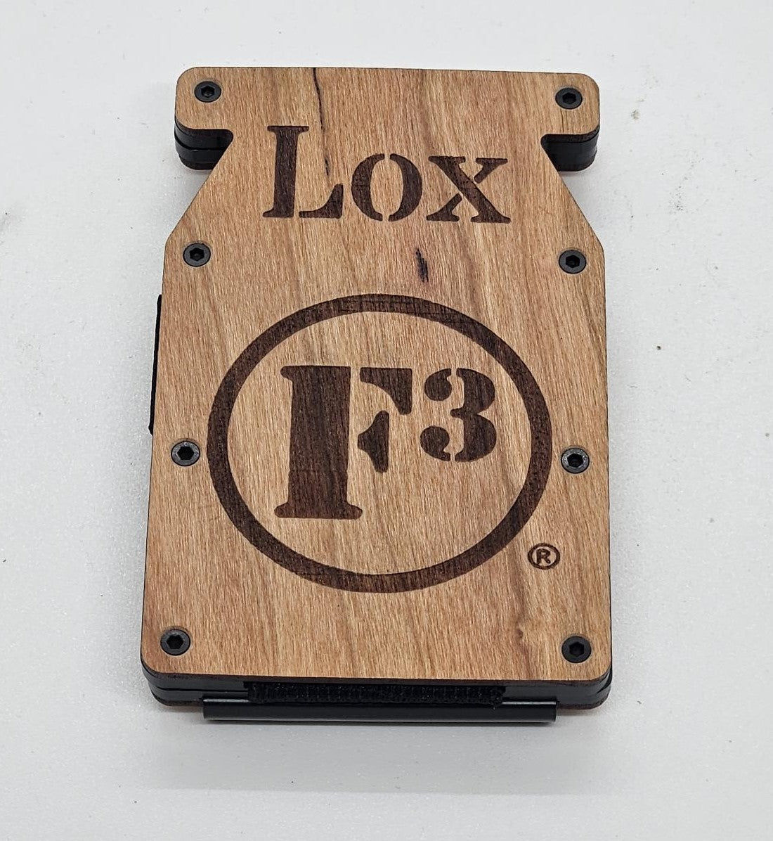 F3 Personalized RFID Wallet - Wood