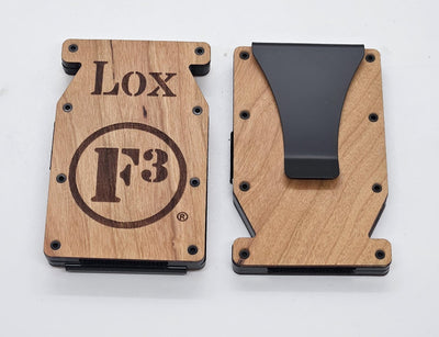F3 Personalized RFID Wallet - Wood