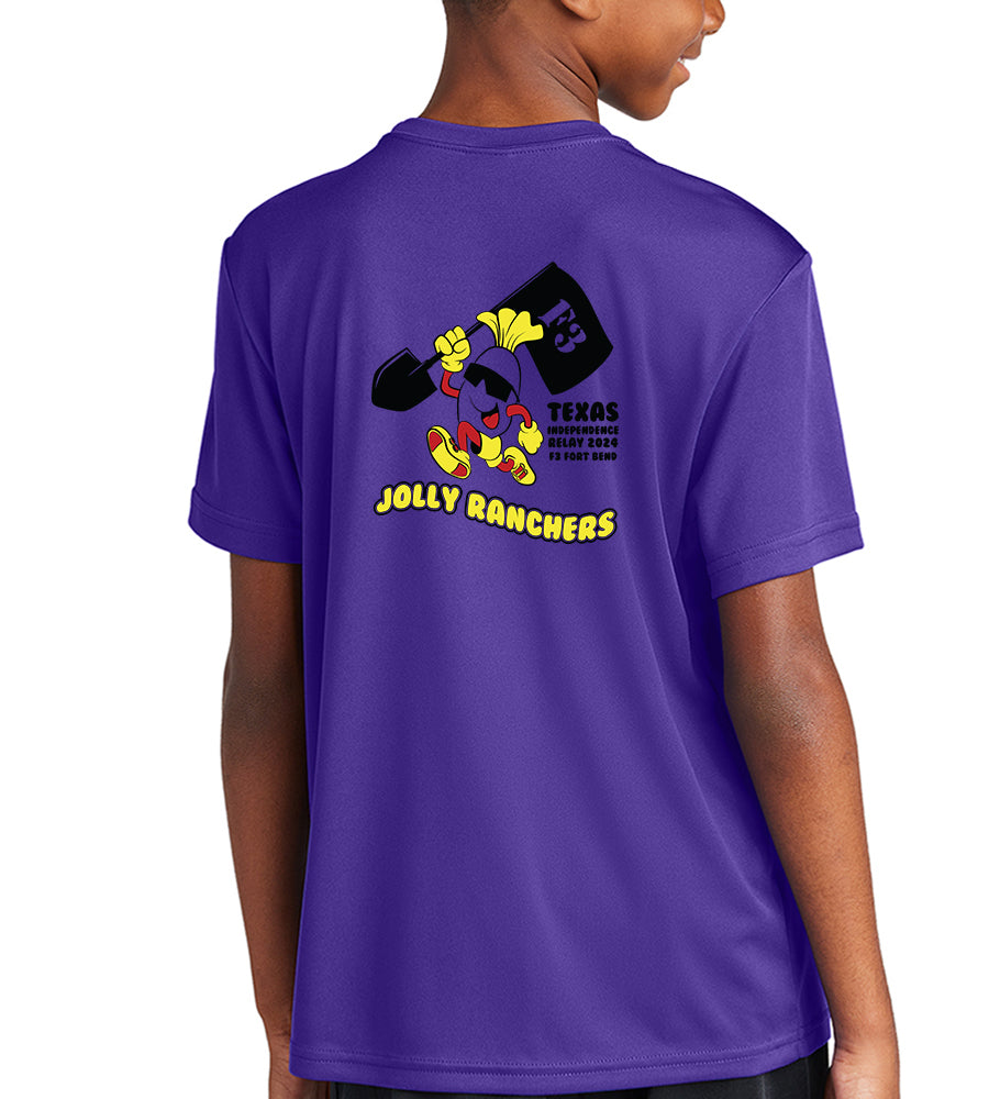 F3 Fort Bend Jolly Ranchers TIR 24' - Red, Bright Yellow and Black logo Pre-Order January 2024