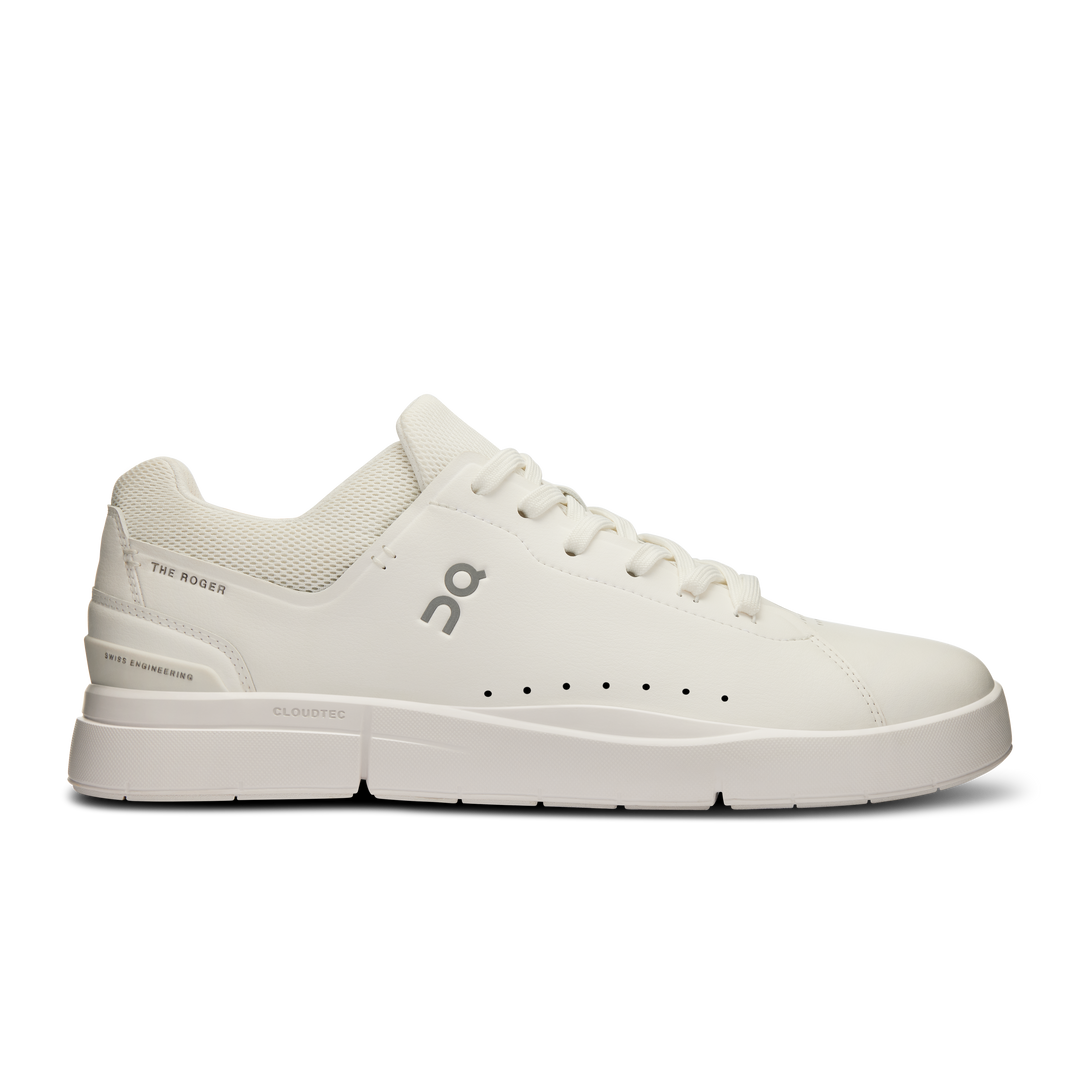 Men's On The Roger Advantage 2, All White, 12.5 D Medium