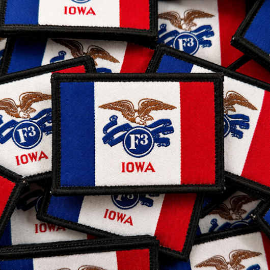 F3 Iowa Flag Patch