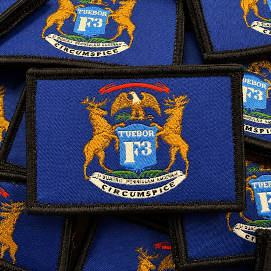 F3 Michigan Flag Patch