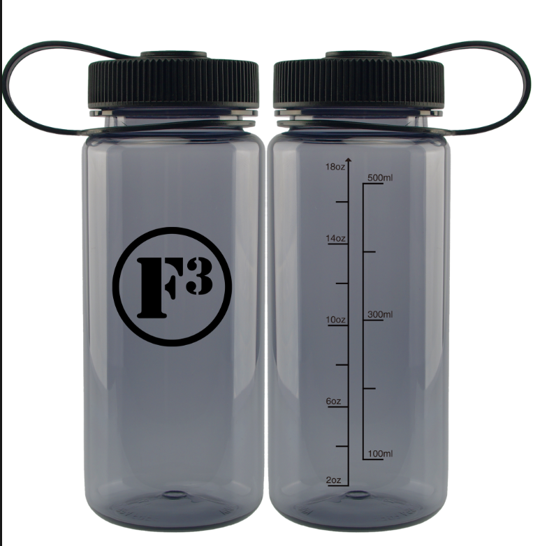 F3 Water Bottles - (BPA Free - Wide Mouth)