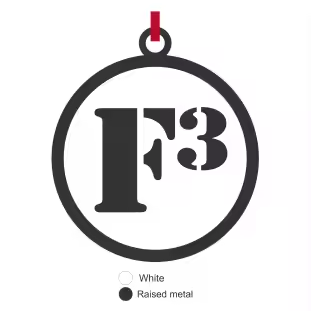 F3 2025 Christmas Ornament