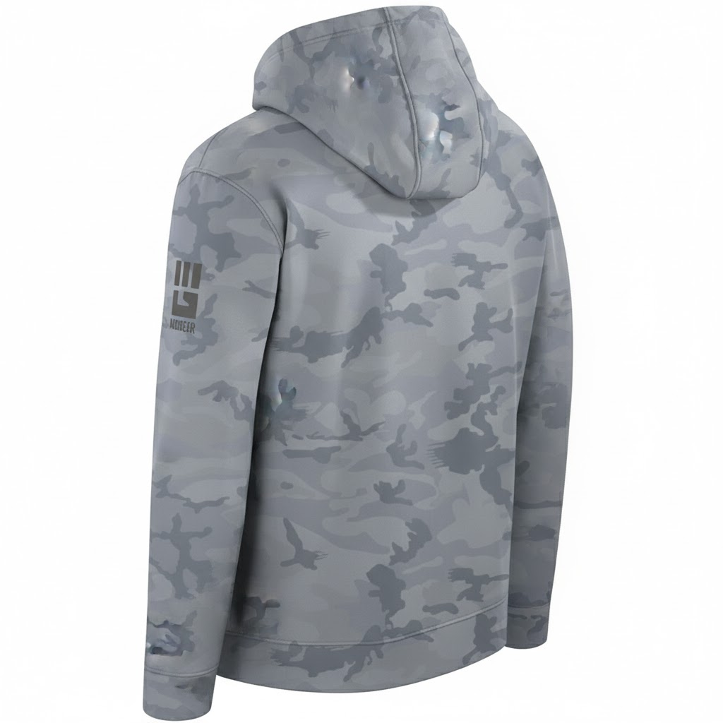 F3 MudGear All-Weather Warrior Hoodie (Light Gray Camo) - Made to Order