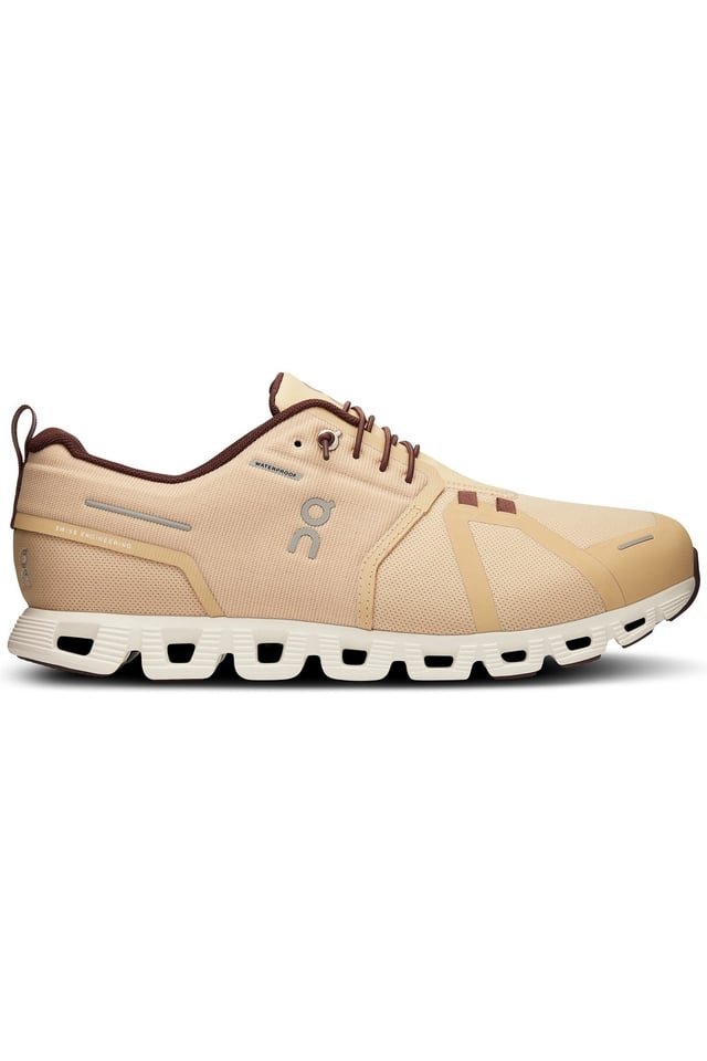 Men's On Cloud 5 Waterproof, Savannah/Ivory, 10.5 D Medium