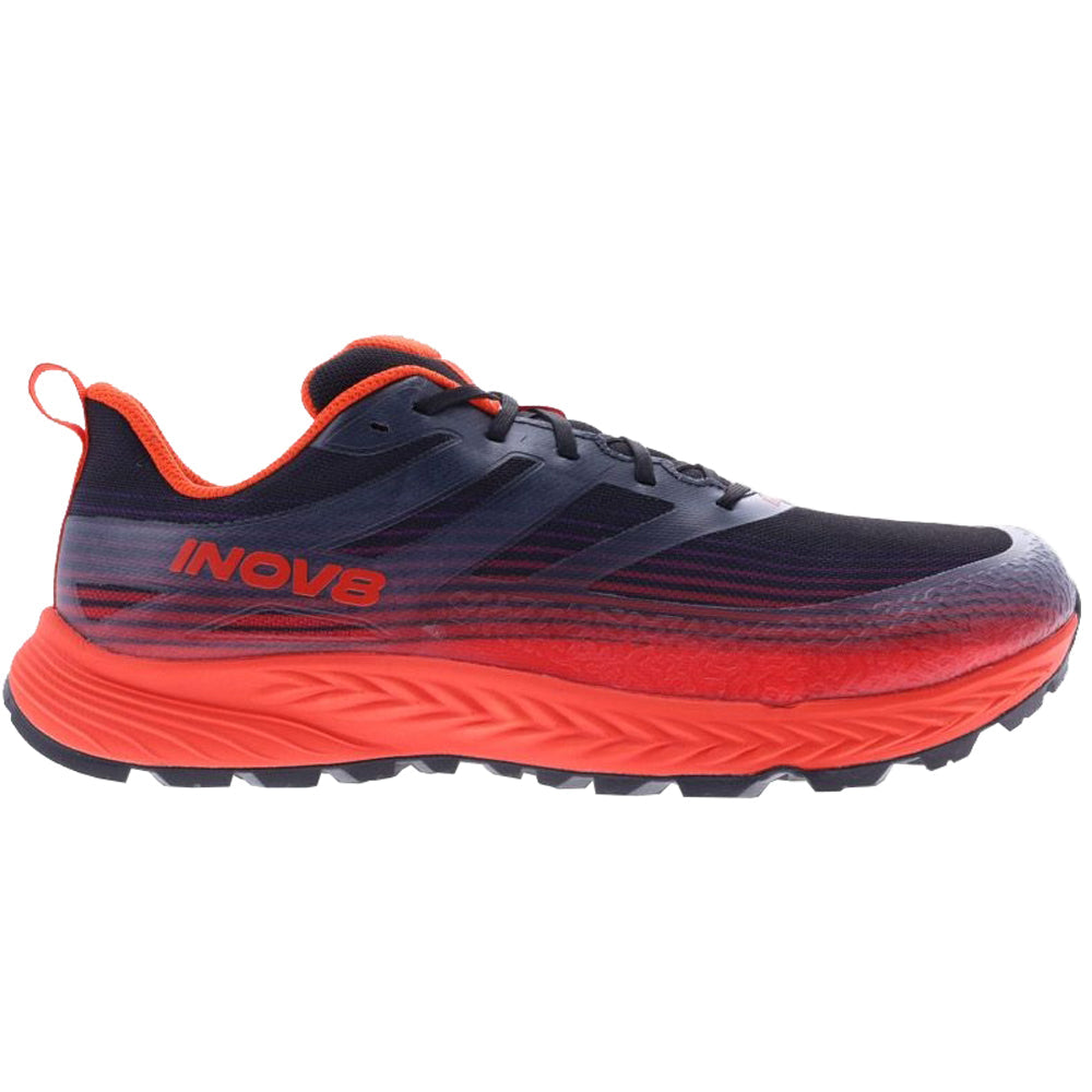 Men's Inov8 TrailFly Speed, Black/Fiery Red, 10.5 2E Wide