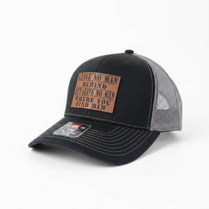 F3 Richardson Leave No Man Behind Snapback Hat (with leatherette patch)