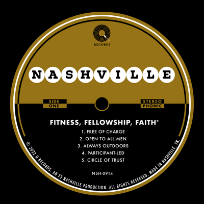 F3 Nashville Records Gold and White Pre-Order September 2023