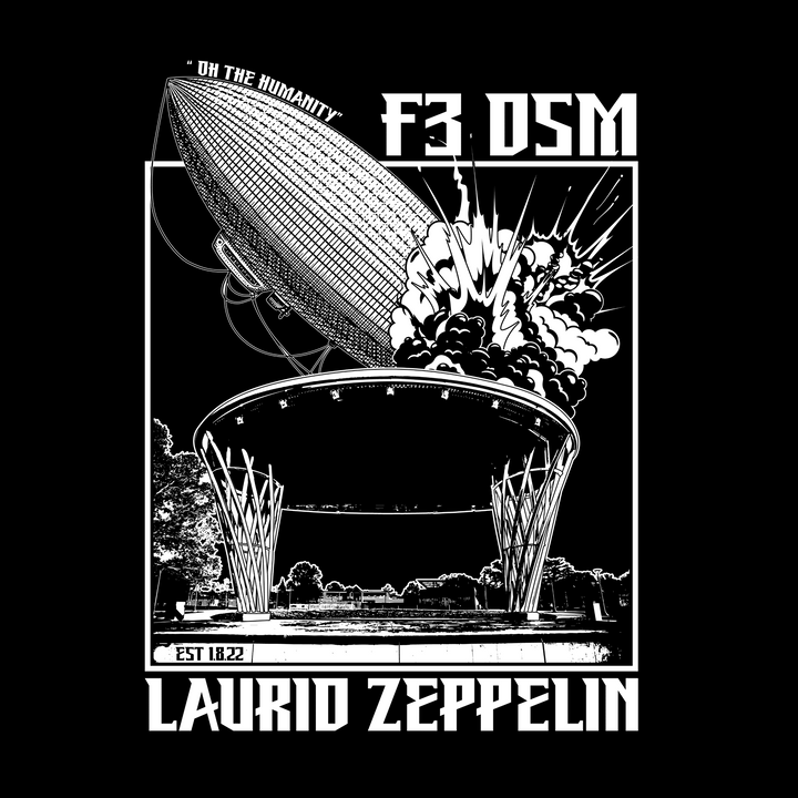 F3 Des Moines Laurid Zeppelin Pre-Order December 2023
