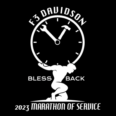 F3 Davidson Marathon of Service Pre-Order October 2023