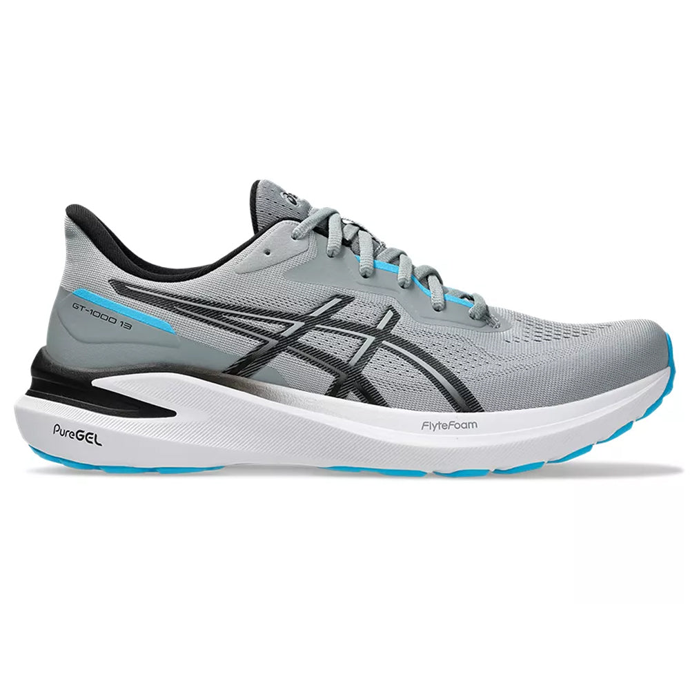 Men's Asics GT-1000 13, Sheet Rock/Black, 7 D Medium