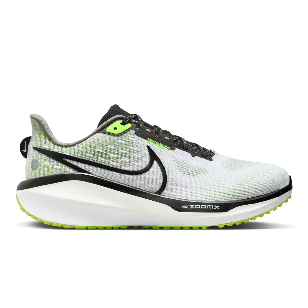 Men's Nike Vomero 17, Smoke Grey/Black/White/Volt, 11.5 D Medium