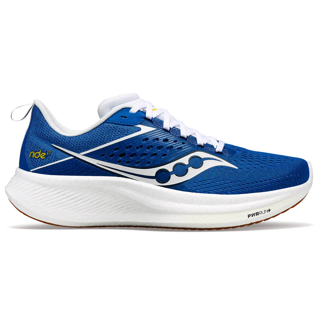 Men's Saucony Ride 17, Cobalt/White, 12.5 D Medium