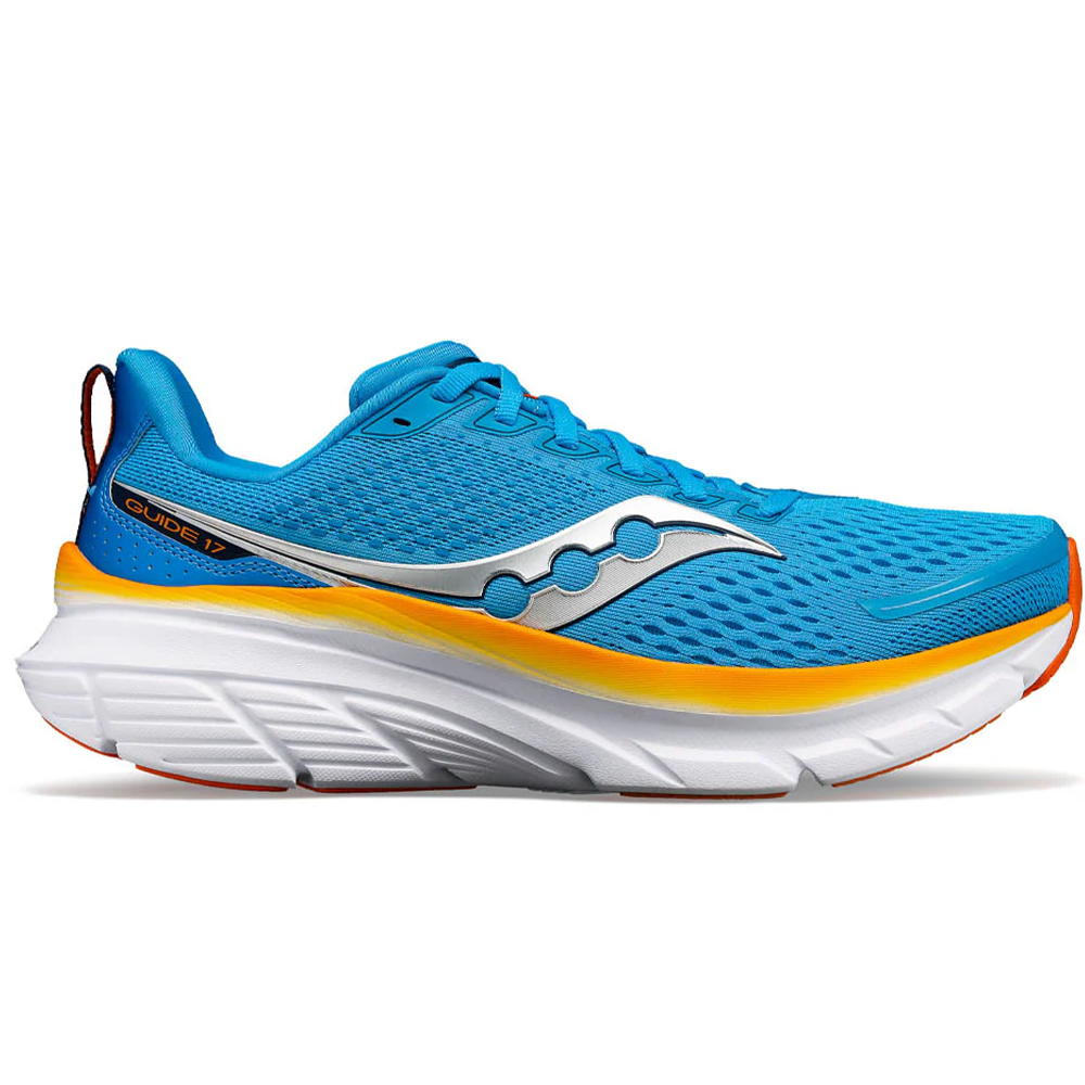 Men's Saucony Guide 17, Viziblue/Peel, 12 D Medium