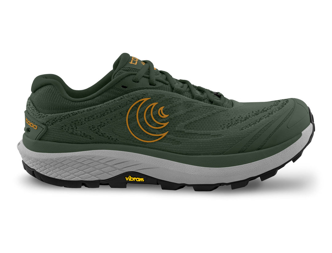 Men's Topo Athletic Pursuit 2, Green/Orange, 11.5 D Medium